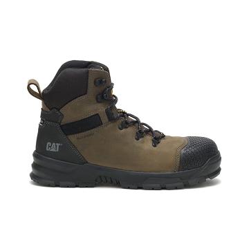 Caterpillar Accomplice X Waterproof Steel Kappe Sicherheitsstiefel Herren Olivgrün | CAT090-CH