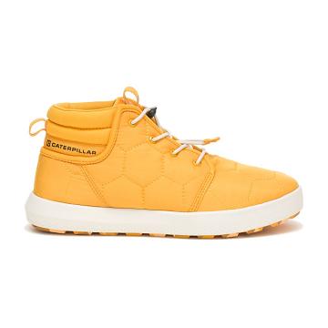 Caterpillar CODE Scout Mid Sneakers Damen Gelb | CAT524-CH