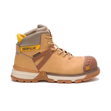 Caterpillar Excavator Superlite Waterproof Carbon Composite Kappe Sicherheitsstiefel Herren Orange |