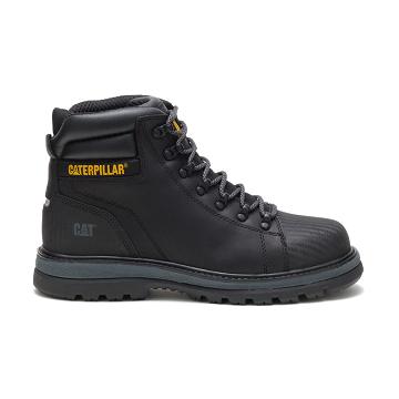 Caterpillar Foxfield Steel Kappe Arbeitsstiefel Herren Schwarz | CAT228-CH