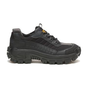 Caterpillar Invader Steel Kappe Wanderschuhe Herren Schwarz | CAT375-CH