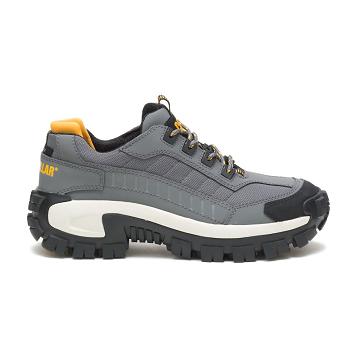 Caterpillar Invader Steel Kappe Wanderschuhe Herren Silber | CAT376-CH