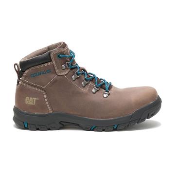 Caterpillar Mae Steel Kappe Waterproof Arbeitsstiefel Damen Braun | CAT494-CH