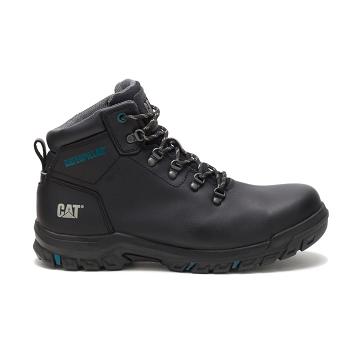 Caterpillar Mae Steel Kappe Waterproof Arbeitsstiefel Damen Schwarz | CAT496-CH