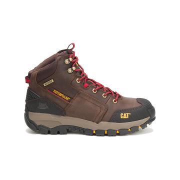 Caterpillar Navigator Waterproof Sicherheitsstiefel Herren Kaffee | CAT016-CH