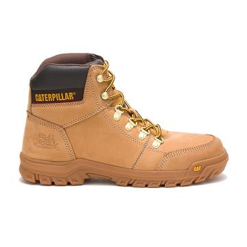 Caterpillar Outline Sicherheitsstiefel Herren Braun | CAT010-CH