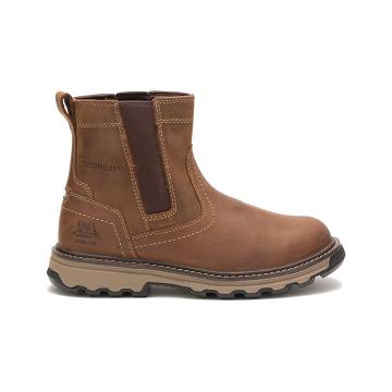 Caterpillar Pelton Steel Kappe Arbeitsstiefel Herren Braun | CAT197-CH