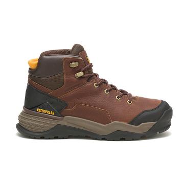 Caterpillar Provoke Mid Waterproof Arbeitsstiefel Herren Braun | CAT272-CH