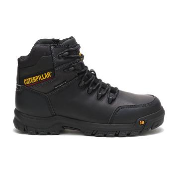 Caterpillar Resorption Waterproof Composite Kappe Sicherheitsstiefel Herren Schwarz | CAT055-CH