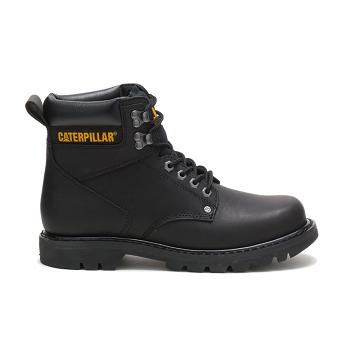 Caterpillar Second Shift Arbeitsstiefel Herren Schwarz | CAT250-CH