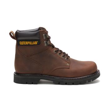 Caterpillar Second Shift Sicherheitsstiefel Herren Kaffee | CAT025-CH