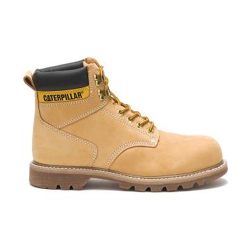 Caterpillar Second Shift Steel Kappe Arbeitsstiefel Herren Braun | CAT242-CH