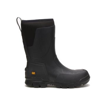 Caterpillar Stormers 11" Steel Kappe Arbeitsstiefel Herren Schwarz | CAT108-CH