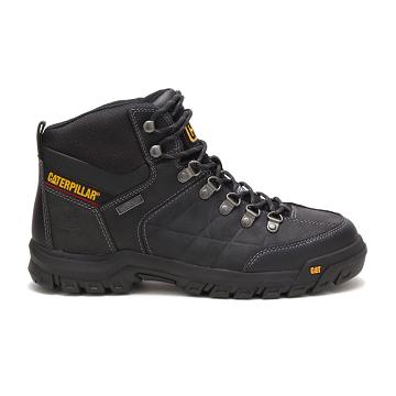 Caterpillar Threshold Waterproof Steel Kappe Wasserdichte Stiefel Herren Schwarz | CAT122-CH