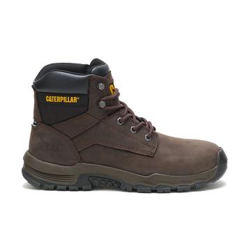 Caterpillar Upholder Waterproof Steel Kappe Sicherheitsstiefel Herren Kaffee | CAT089-CH